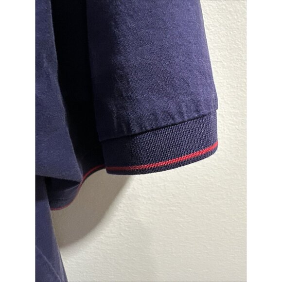 THE OPEN 147th Carnoustie St. Andrews Polo Shirt Men's Size L Blue With Red - Picture 7 of 9